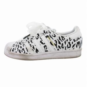 adidas スーパースター Superstar スニーカー シューズ ローカット レオパード柄 US6 23.0cm