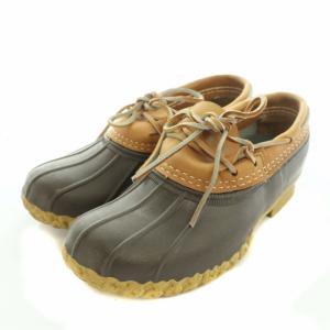 モカシン ラバーシューズ  茶色 ブラウン OS