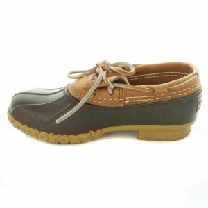 L.L.BEAN モカシン ラバーシューズ  茶色 ブラウン OS