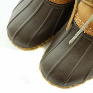 L.L.BEAN モカシン ラバーシューズ  茶色 ブラウン OS