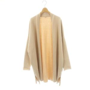 Twins cotton ショートガウン カーディガン 前開きトッパー F ベージュ /AT OS