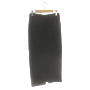 EVERYDAY I LIKE Jersey Long Tight スカート タイト マキシ ロング 38 黒 ブラック