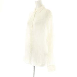 Plage 23SS 製品加工 Ramie シャツ スタンドカラー 白 ホワイト /AT OS