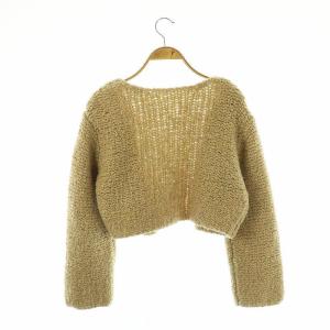 FOXEY 33353 カシミヤ テディベア ニット ボレロ ベージュ