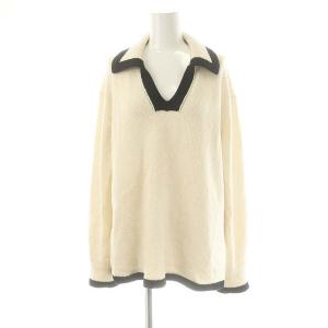 23AW クリーンコットンカシラインステッチプルオーバー Clean