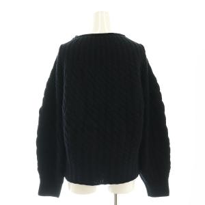 Theory LANA CASH 2 SCULPTED T NK ニット セーター 長袖 カシミヤ M ブラック