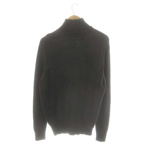 CELINE タートルネック ニット セーター 長袖 チャコールグレー /DF OS