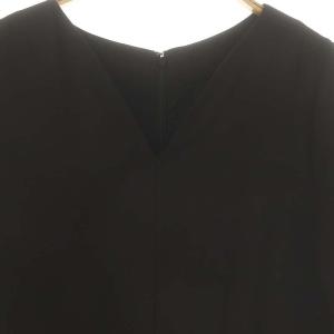 Ameri VINTAGE 24SS GEORGETTE RELAX ROMPERS オールインワン パンツ 半袖 S 黒 /HK