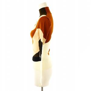 FENDI FZX805 ロゴ タートルネックニット カットソー I36 マルチカラー