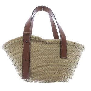 LOEWE バスケットバッグ スモール べージュ ブラウン