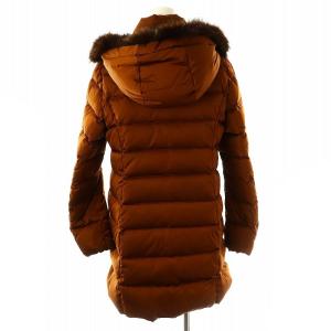 MACKINTOSH LONDON フーディダウンジャケット 38 ブラウン