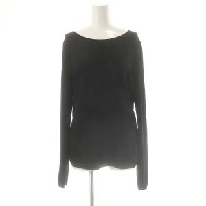 デザインニット カットソー 長袖 S 黒 /NR OS