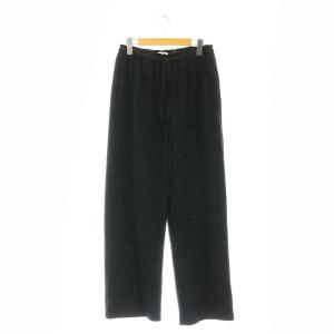 ラメドローストリングパンツ 38 ブラック