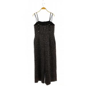 Diagram GRACE CONTINENTAL 24AW ツイードサロペット 36 ブラック