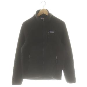 レトロ パイル ジャケット ジップアップ S ブラック /HK OS
