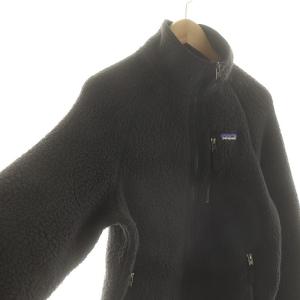 Patagonia レトロ パイル ジャケット ジップアップ S ブラック /HK OS