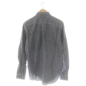 eYe JUNYA WATANABE MAN × リーバイス Levis AD2013 ダンガリーラウンドカラー長袖シャツ 前開き M ネイビー /DO