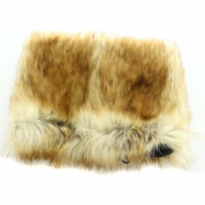 sacai 18AW マフラー フェイクファー スヌード 18-01817 ブラウン系 OS