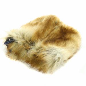 sacai 18AW マフラー フェイクファー スヌード 18-01817 ブラウン系 OS