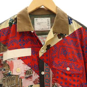 sacai Hank Willis Thomas Archive Print Mix Shirt