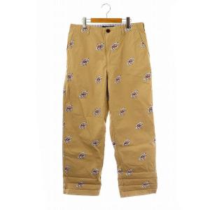 AD2022 Roy Lichtensteiu POPプリントチノパン ストレート M ベージュ マルチカラー