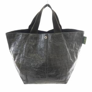 マルシェバッグ 725PP L トートバッグ 舟型 ビニール 黒 ブラック /AS OS