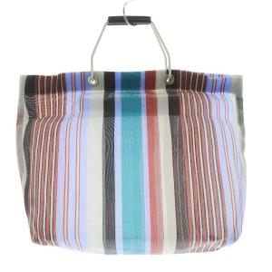 MARNI フラワーカフェ ストライプ バッグ トートバッグ ハンドバッグ マルチカラー SHMHR08A01 /SR15