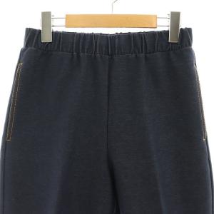 Max Mara レジャー LEISURE デニムライクテーパードパンツ ストレッチ XS 紺 /HK OS SH