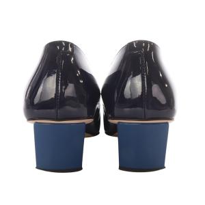 ROGER VIVIER パンプス バックル 35 ネイビー