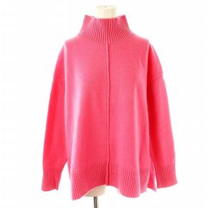 リラクシールーズニット セーター ウール 36 蛍光ピンク /MI OS