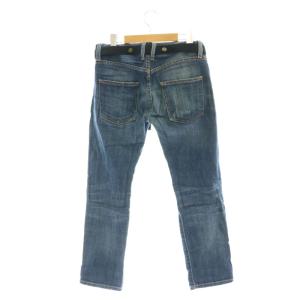 MARNI ×カレントエリオット テーパードデニムパンツ ジーンズ ベルト付き 24-0 インディゴ