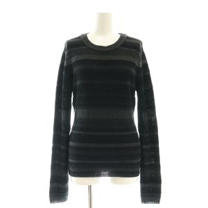 24AW  MOLE MIX BORDER KNIT TOPS トップス ニット セーター 長袖 薄手