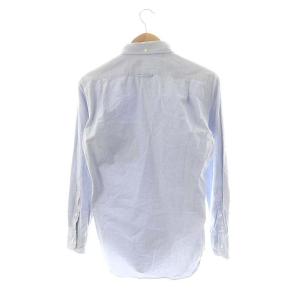 THOM BROWNE MWL001 ボタンダウンシャツ 1 ライトブルー /MI OS