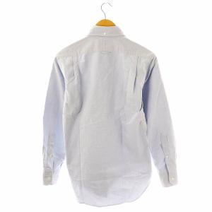 THOM BROWNE MWL001 ボタンダウンシャツ 長袖 1 ライトブルー /ES OS