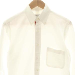 THOM BROWNE クラシック オックスフォード BDシャツ ボタンダウン 長袖 1 ホワイト MWL010