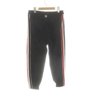 THOM BROWNE MJQ091 サイドライン スウェットパンツ ジョガー 0 紺 /MI OS