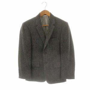 01113I1007 ウール テーラードジャケット 0 グレー