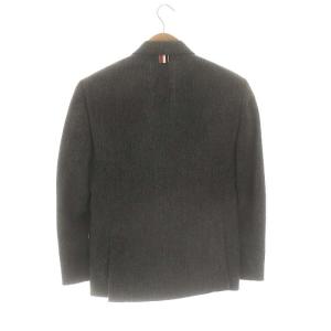 THOM BROWNE 01113I1007 ウール テーラードジャケット 0 グレー