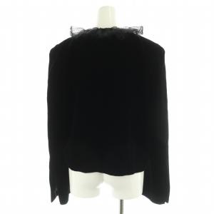 LUDLOW 24A-Jacket 006 24AW ベルベットジャケットブラック