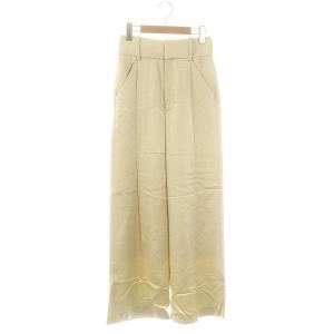 LD24S-PT005 24SS サテンハイウエストパンツ 1 アイボリー