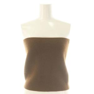 24AW クリムリバーベアトップ チューブトップ ニット F 茶 /NR OS