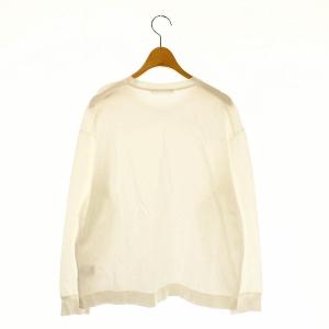 ebure オーガニックソフトコットン ロングスリーブTシャツ カットソー 38 白