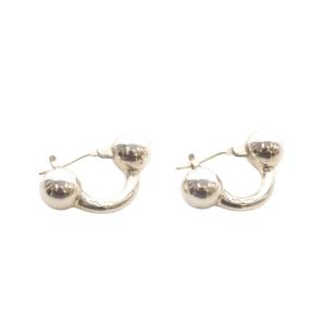 e.m. 24SS SV フープボールピアス シルバー色 2303-AP703 /SR23 SH