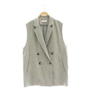 ライトメルトンジレ ベスト ダブル 38 グレー /DO OS