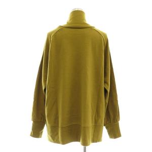 BALLSEY ウォッシャブルスムース タートルネックプルオーバー ニット セーター 長袖 ウール S マスタード色 /NR