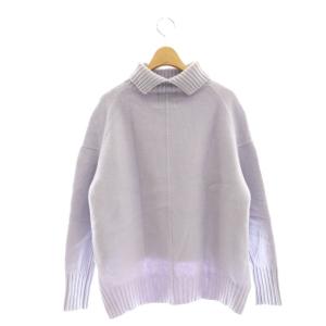 SEVEN TEN by MIHO KAWAHITO タートルニットプルオーバー セーター S ラベンダー /DO OS