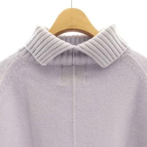 SEVEN TEN by MIHO KAWAHITO タートルニットプルオーバー セーター S ラベンダー /DO OS