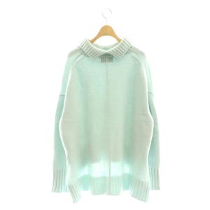 SEVEN TEN by MIHO KAWAHITO 23AW ベーシックタートルニットプルオーバー セーター S ミントブルー /DO OS