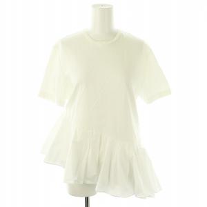 ショートスリーブペプラムトップス カットソー F オフホワイト