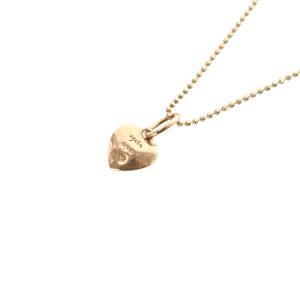 agete ハートモチーフ ネックレス ペンダント K10 PG 0.06ct ピンクゴールド /SR23